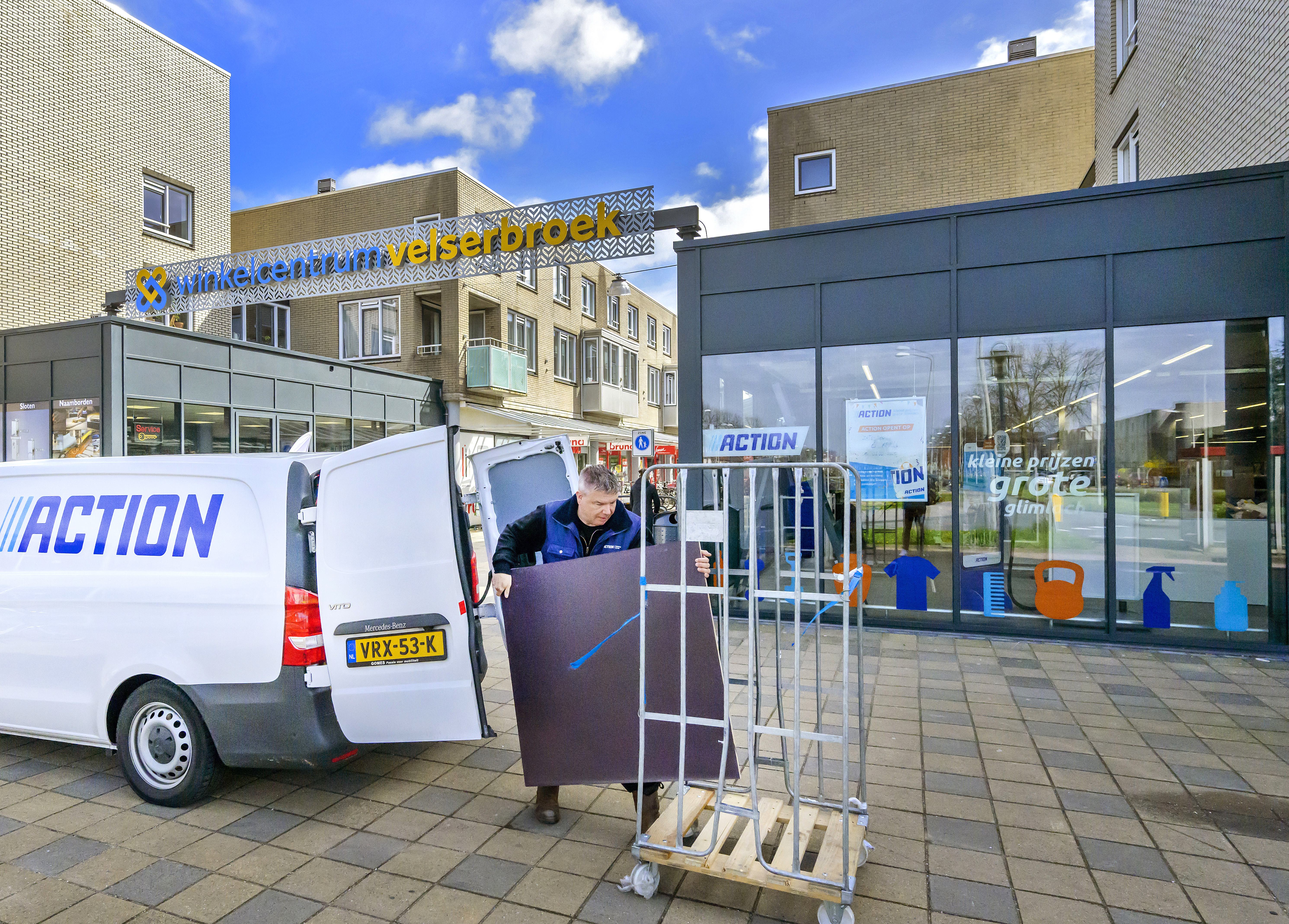 Action wordt de grote trekpleister voor Velserbroek: gratis parkeerplekken en hogere omzet voor ande